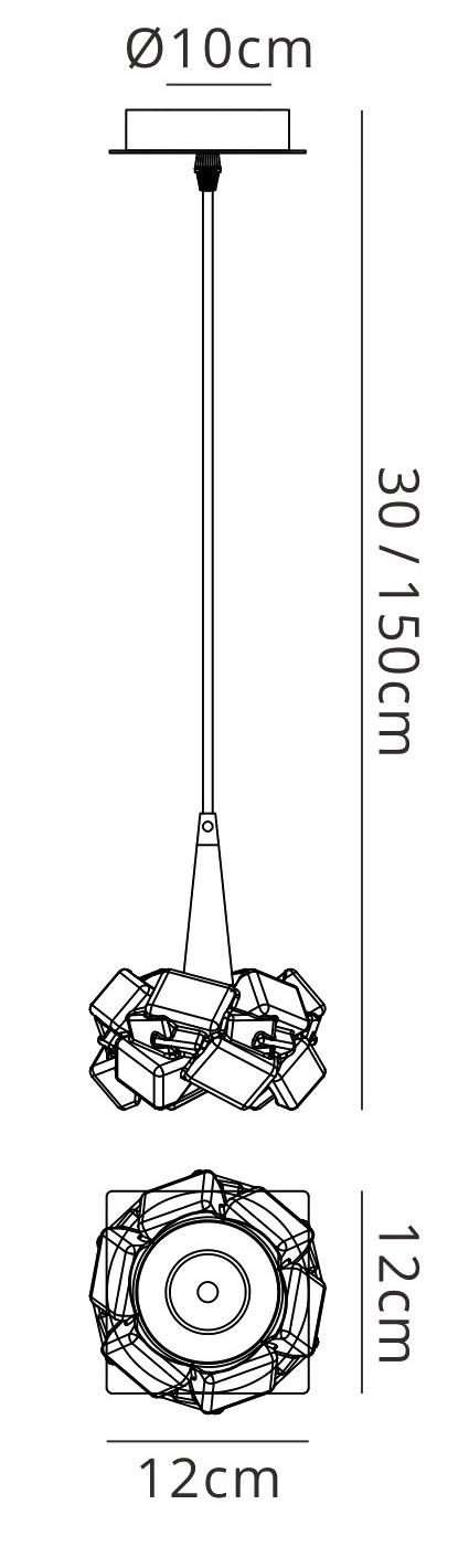 Artic Ceiling Lights Mantra Single Pendant